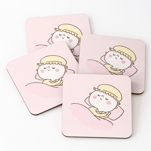Item preview, Woman Sleeping Peacefully in a Nightcap designed and sold by Chunu Doodles.