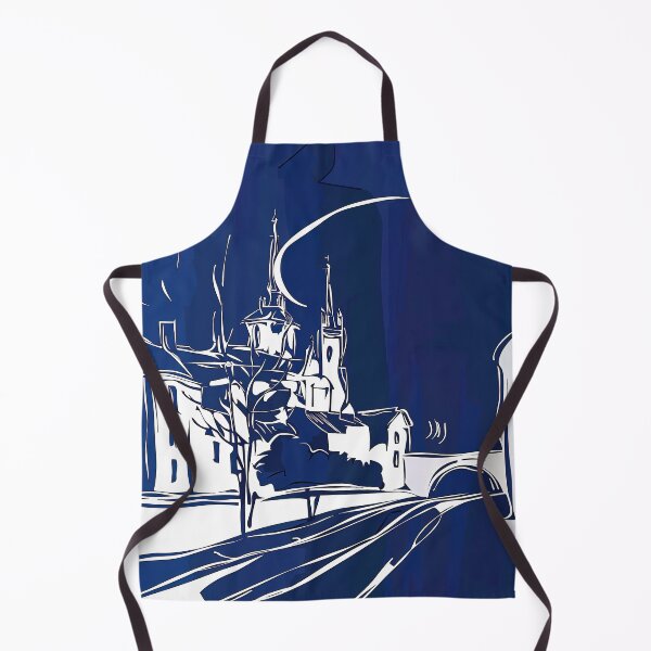 Item preview, Derry, city - Blue Abstract Art designed and sold by shadow-bloom.