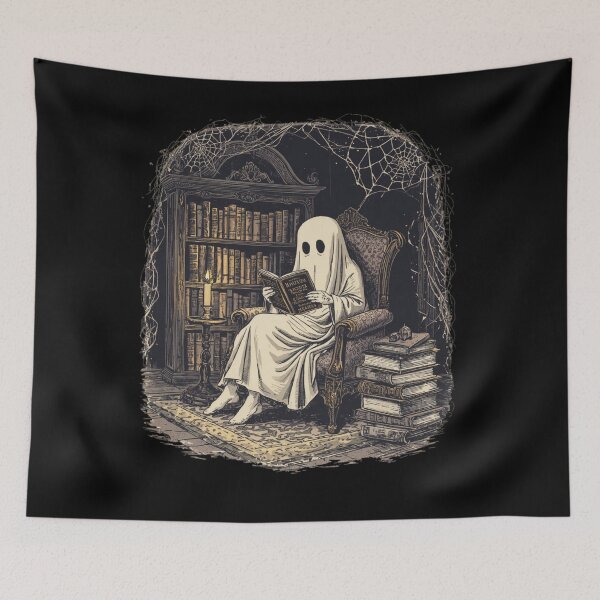 Item preview, Gothic Book Lover Haunted Library designed and sold by ChicTrendz.