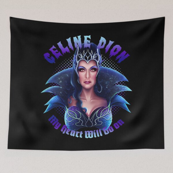 Aperçu de l'œuvre Cline Dion Mon Coeur Ira Sur Reine 2 créée et vendue par t-shirt-med.