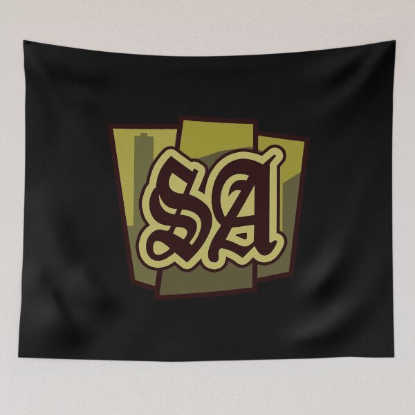 Item preview, GTA Grand Theft Auto Icon Logo San Andreas SA Grove Street designed and sold by BubblePopRed.