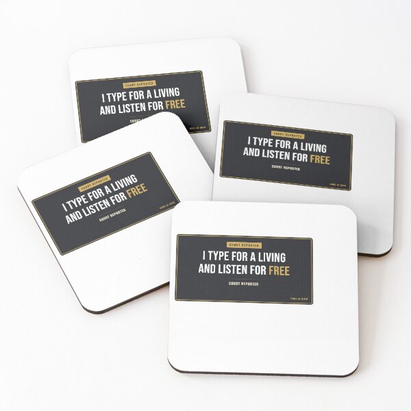 Item preview, I Type For A Living And Listen For Free Court Reporter designed and sold by SlowMadeShelf.