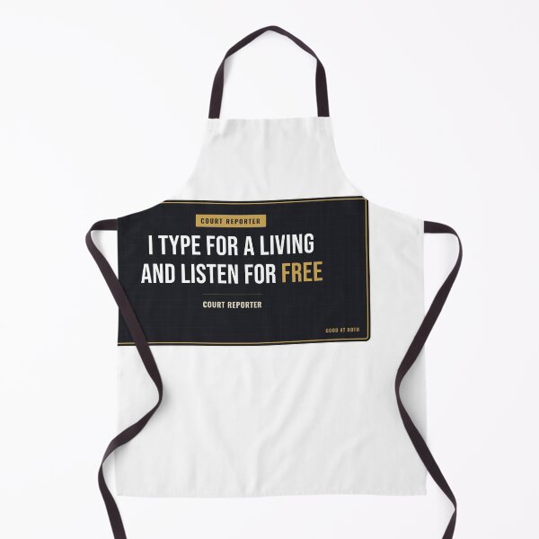 Item preview, I Type For A Living And Listen For Free Court Reporter designed and sold by SlowMadeShelf.