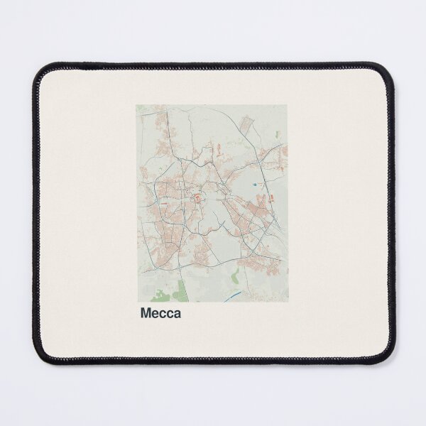 Item preview, Mecca Minimalistic Map Art designed and sold by MapsNerd.