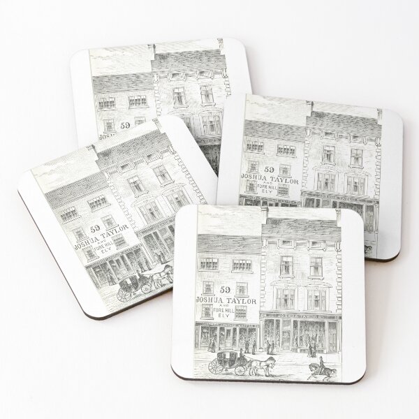 Item preview, Victorian Ely Joshua Taylor Clothier Engraving designed and sold by Antique Science Press.