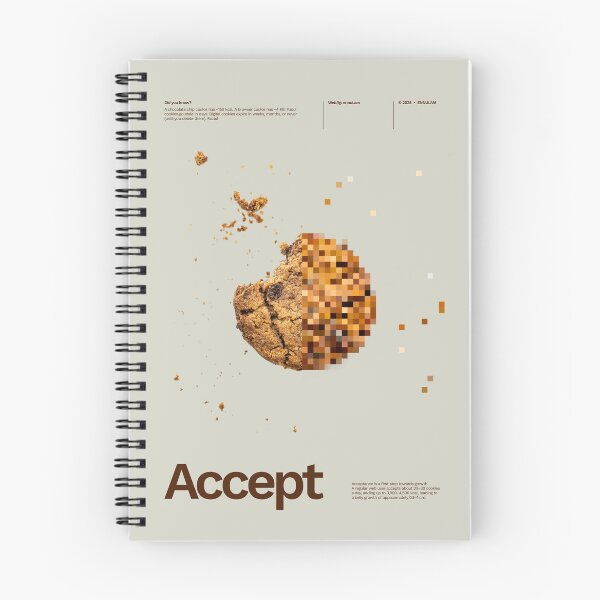 Item preview, Accept | Funny Cookie Poster | Internet Humor Wall Art | Tech Nerd Print designed and sold by ENNUI.AM.