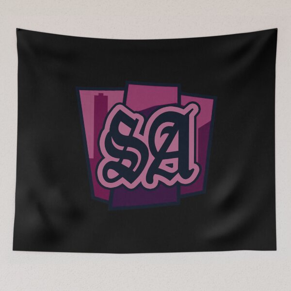 Item preview, GTA Grand Theft Auto Icon Logo San Andreas SA Grove Street designed and sold by BubblePopRed.