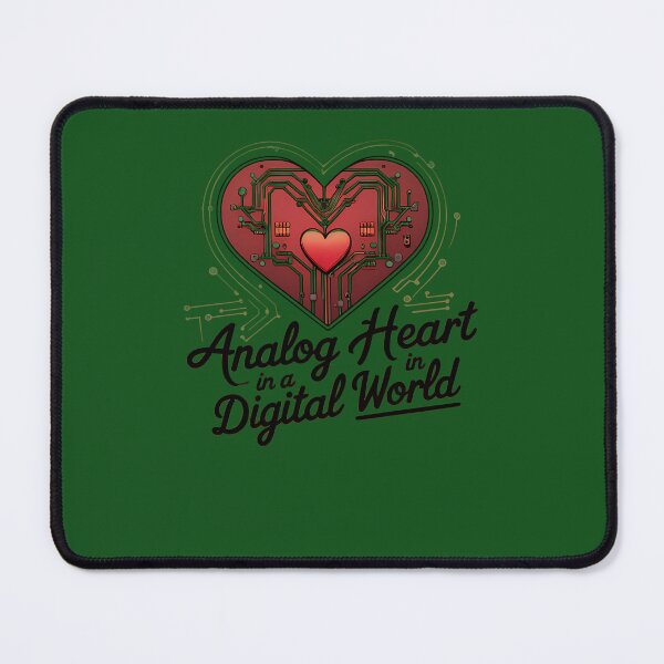 Item preview, Analog Heart In A Digital World Vintage Heart With Modern Tech Circuits 89 designed and sold by DreamWorksde.