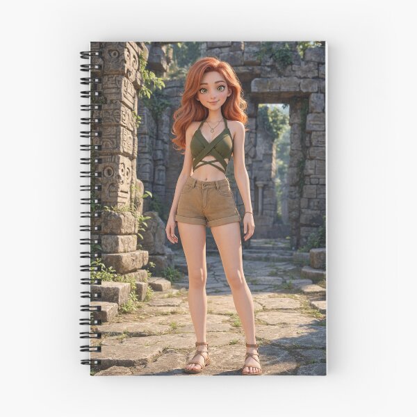 Item preview, Illustration striking woman standing animated image painting art designed and sold by Vintage Designs +.