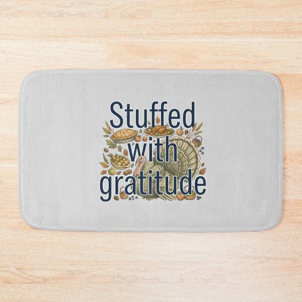 Item preview, Stuffed With Gratitude Turkey Feast Design designed and sold by hattie's.