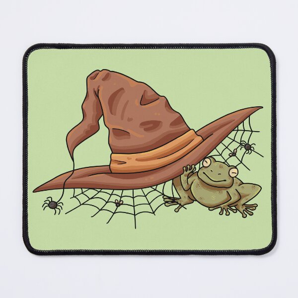 Item preview, Frog with old witch hat designed and sold by Maria-Henriques.