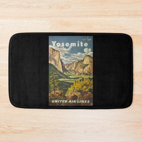 Item preview, Vintage travel poster for Yosemite NP designed and sold by stevepaint.