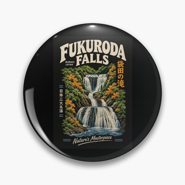 Item preview, Fukuroda Falls Ibaraki Japan Vintage Waterfall Nature designed and sold by Yellowriversss.