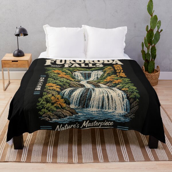 Item preview, Fukuroda Falls Ibaraki Japan Vintage Waterfall Nature designed and sold by Yellowriversss.