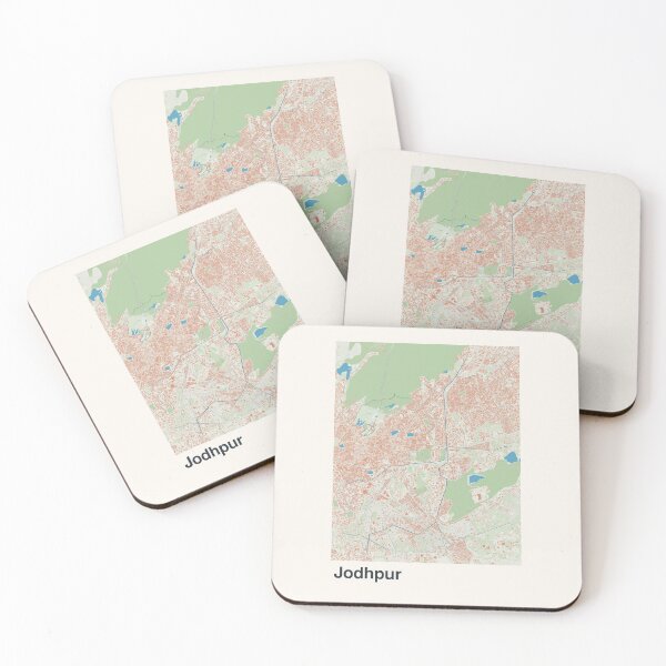 Item preview, Jodhpur Minimalistic Map Art designed and sold by MapsNerd.