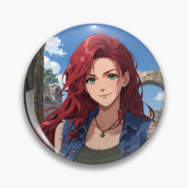 Item preview, Illustration striking woman standing animated image painting art designed and sold by Vintage Designs +.