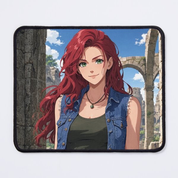 Item preview, Illustration striking woman standing animated image painting art designed and sold by Vintage Designs +.