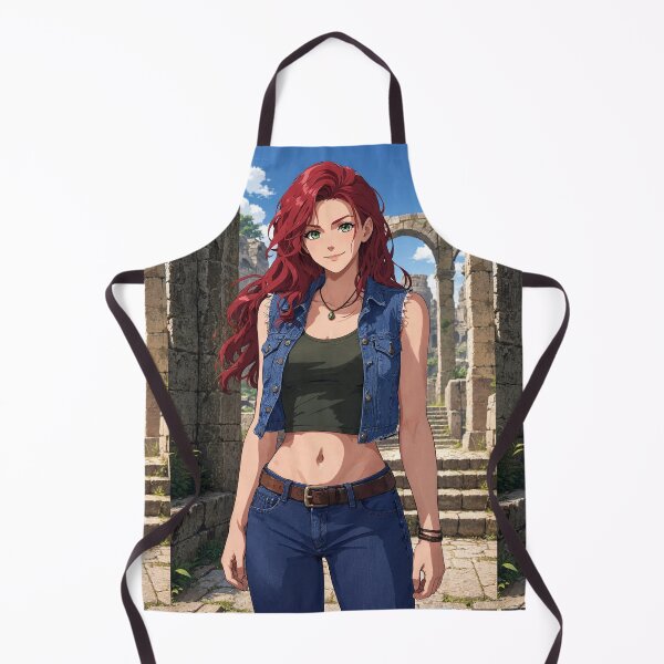 Item preview, Illustration striking woman standing animated image painting art designed and sold by Vintage Designs +.