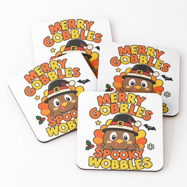 Item preview, Merry Gobbles Spooky Wobbles Turkey Christmas Halloween Art designed and sold by DesignArtist.ia.
