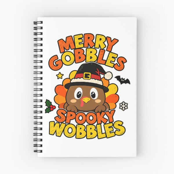 Item preview, Merry Gobbles Spooky Wobbles Turkey Christmas Halloween Art designed and sold by DesignArtist.ia.