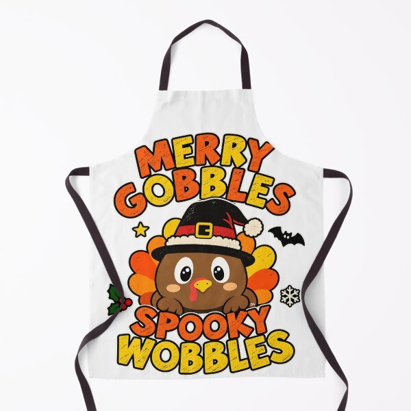 Item preview, Merry Gobbles Spooky Wobbles Turkey Christmas Halloween Art designed and sold by DesignArtist.ia.