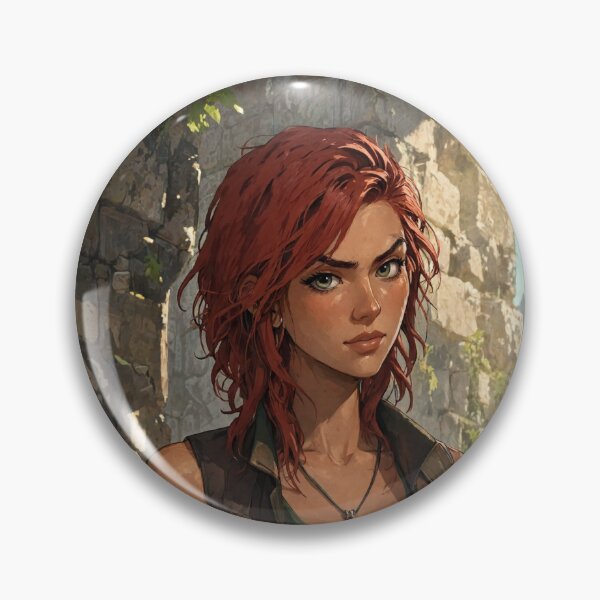 Item preview, Illustration striking woman standing animated image painting art designed and sold by Vintage Designs +.