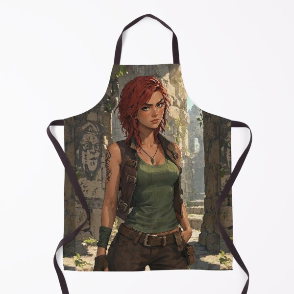 Item preview, Illustration striking woman standing animated image painting art designed and sold by Vintage Designs +.