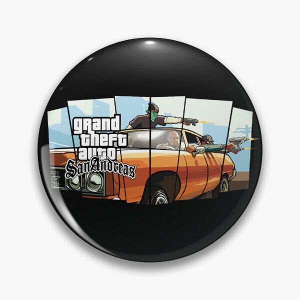 Artikelvorschau, GTA Grand Theft Auto Key Art San Andreas SA entworfen und verkauft von BubblePopRed.