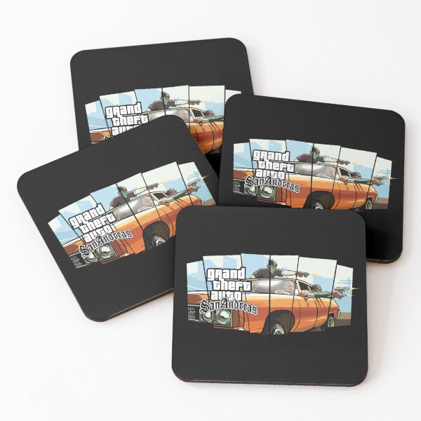 Item preview, GTA Grand Theft Auto Key Art San Andreas SA designed and sold by BubblePopRed.