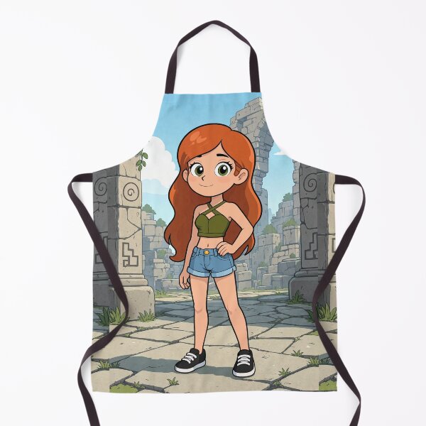 Item preview, Illustration striking woman standing animated image painting art designed and sold by Vintage Designs +.