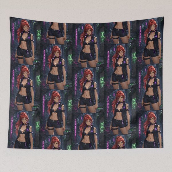 Item preview, Illustration striking woman standing animated image painting art designed and sold by Vintage Designs +.