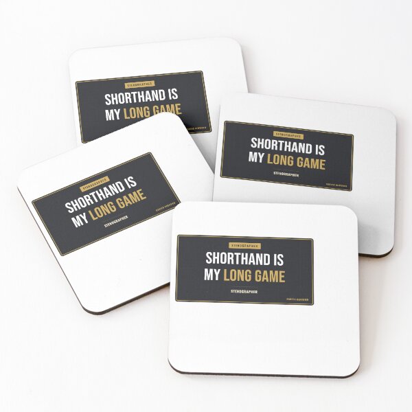Item preview, Shorthand Is My Long Game Court Reporter designed and sold by SlowMadeShelf.