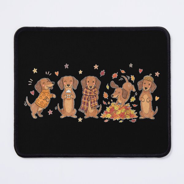Item preview, Cute Dachshund Fall Cozy Autumn Doxie Dog Wiener Owner designed and sold by 68MadagascarZoo.
