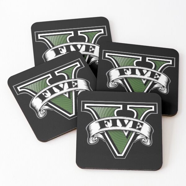 Item preview, GTA 5 Grand Theft Auto V Icon Logo Five designed and sold by BubblePopRed.