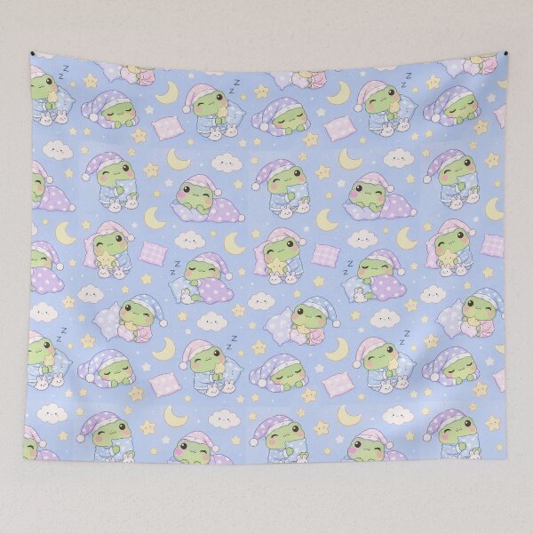 Item preview, Kawaii Frog Pajama Pattern designed and sold by Soft Berry Studio.