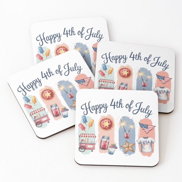 Item preview, 4th Of July Treats – Popsicles, Pie & Sparklers designed and sold by Marie Gems.