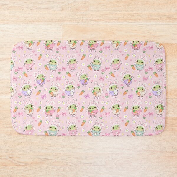 Item preview, Kawaii Frog Bunny Hat Pattern designed and sold by Soft Berry Studio.