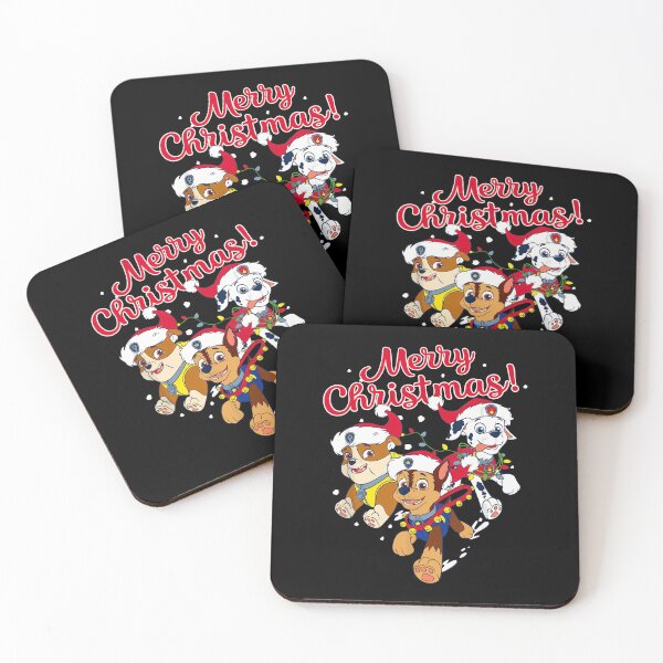 Item preview, Paw Patrol Rubble Marshall Chase Merry Christmas designed and sold by AlanPitek.