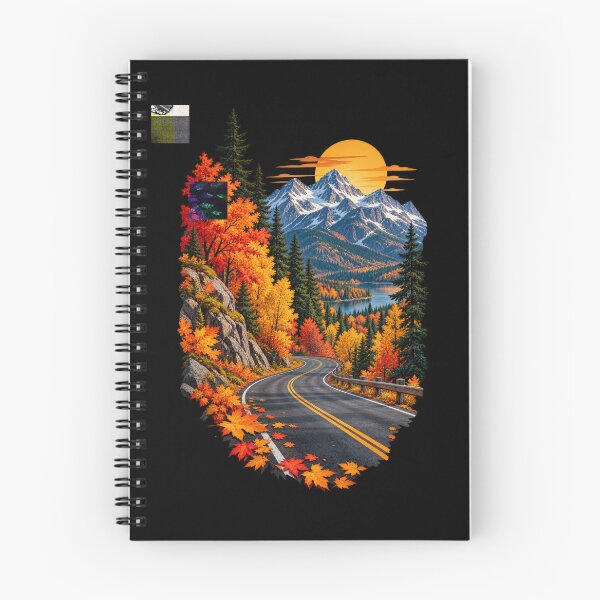 Item preview, Autumn Mountain Road Scenic Fall Landscape designed and sold by RockitBaby.