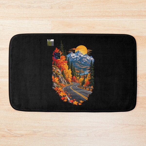 Item preview, Autumn Mountain Road Scenic Fall Landscape designed and sold by RockitBaby.