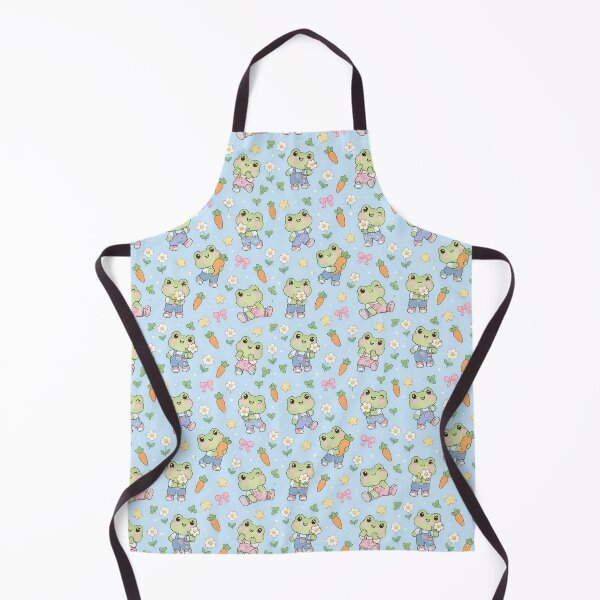 Item preview, Kawaii Frog Overall Pattern designed and sold by Soft Berry Studio.