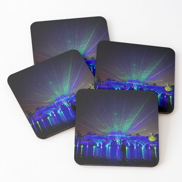 Item preview, Kew Gardens London | Colourful Christmas Light Show Photography designed and sold by ThatSurreyLife.