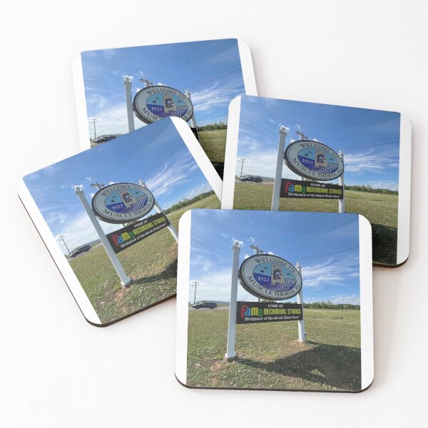 Item preview, The city sign welcoming you to Muscle Shoals, Alabama  designed and sold by OzzyluArt.