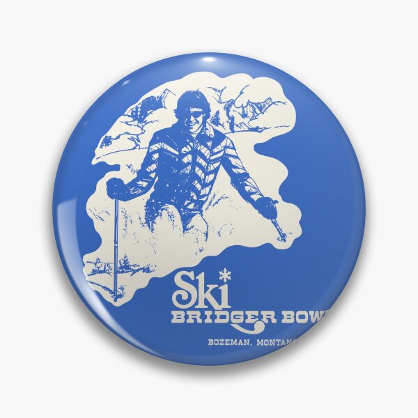 Artikelvorschau, Ski Bridger Bowl Montana 70er 80er Jahre Ski-Souvenir entworfen und verkauft von darklordpug.