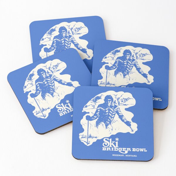 Item preview, Ski Bridger Bowl Montana 70s 80s Skiing Souvenir designed and sold by darklordpug.