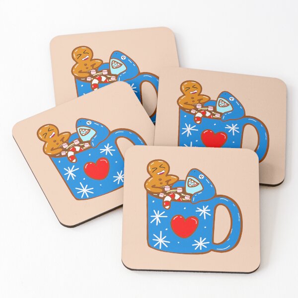 Item preview, Sharkle and Gingerbread Man Christmas Hot Chocolate designed and sold by Britishdelights.