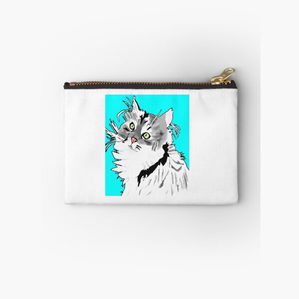 Item preview, Hand-Drawn Cat Art Fluffy British Longhair Bella  designed and sold by Najomiartstudio.