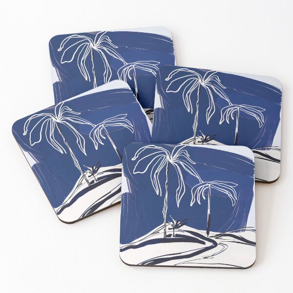 Item preview, Desert - Blue Abstract Art designed and sold by shadow-bloom.