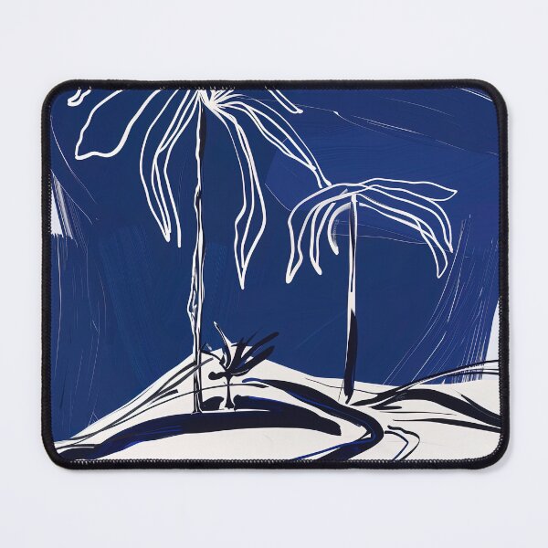 Item preview, Desert - Blue Abstract Art designed and sold by shadow-bloom.
