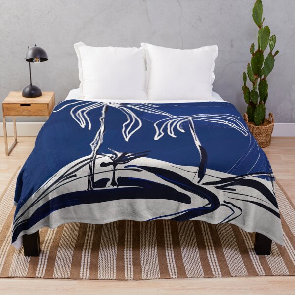 Item preview, Desert - Blue Abstract Art designed and sold by shadow-bloom.